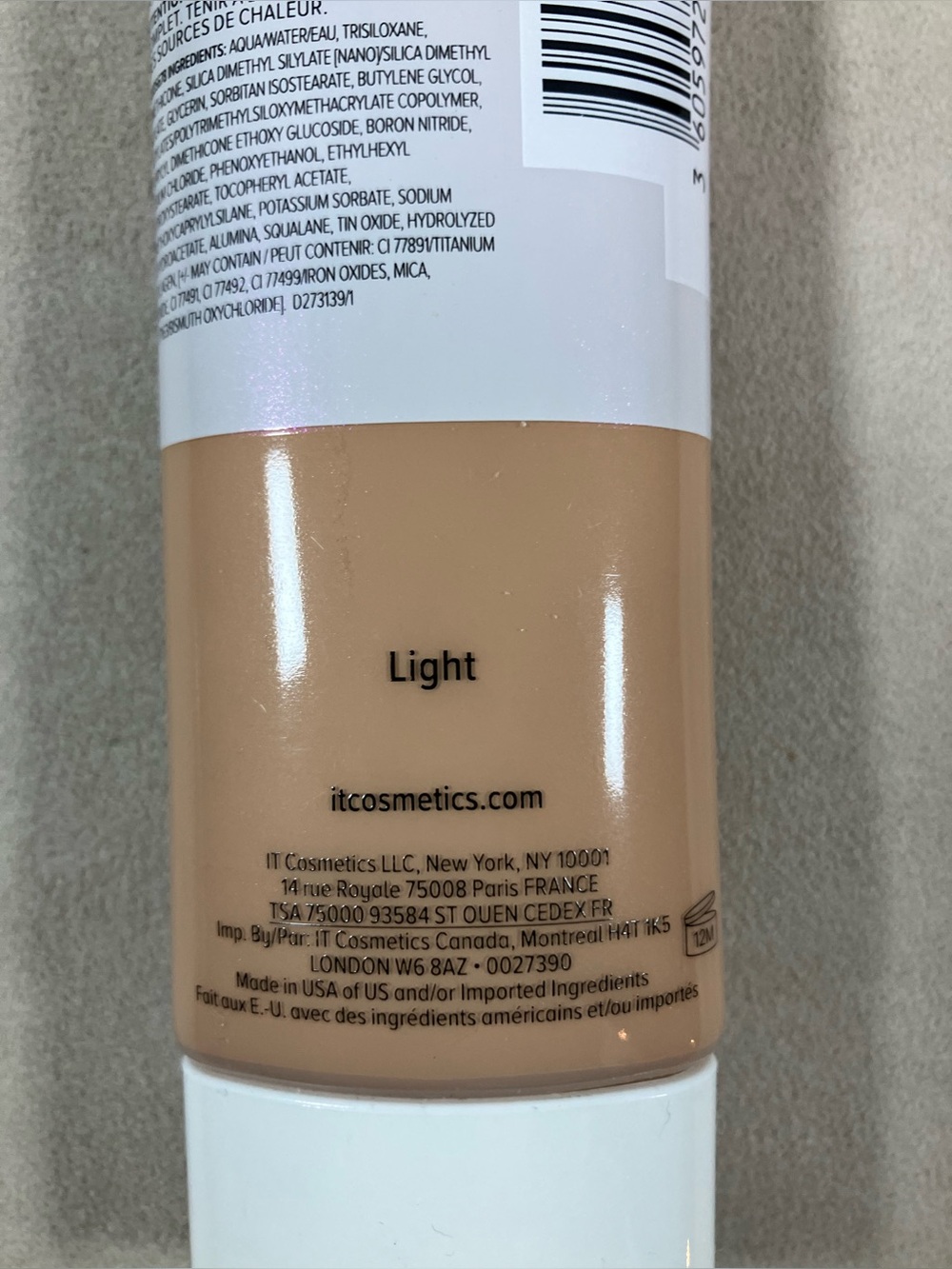 It Cosmetics Body Foundation Illumination Full Coverage Body Makeup MED 3.4oz
